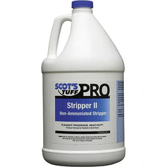 Scot's Tuff - 1 Gal Bottle Stripper - Use on Metal Interlock Finishes, Polymer Finishes, Wax Finishes - Americas Industrial Supply