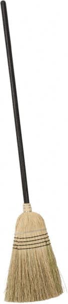 PRO-SOURCE - 56" OAL Corn Bristle Broom - Wood Handle - Americas Industrial Supply