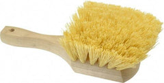 PRO-SOURCE - 2" Bristle Length, Polypropylene Utility Scrub Brush - 8" OAL, Hardwood Block - Americas Industrial Supply