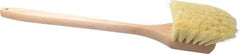 PRO-SOURCE - 2" Bristle Length, Tampico Utility Scrub Brush - 20" OAL, Hardwood Block - Americas Industrial Supply