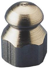 Value Collection - 4,200 psi Fixed, Stainless Steel, Sewer Pressure Washer Nozzle - 7.5mm Orifice Diam, 1/4" Thread, FPT, Polished - Americas Industrial Supply