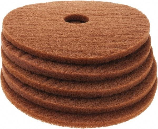 Etc. - Floor Pad - 20" Machine, Tan Pad, Synthetic - Americas Industrial Supply