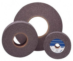 Norton - 12" Diam, 1" Face Width, 5" Center Hole, Medium Grade, Aluminum Oxide Deburring Wheel - Convolute, Density 5 Grade, 3,000 RPM - Americas Industrial Supply
