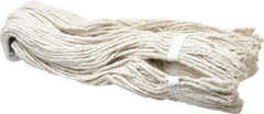 PRO-SOURCE - 5" White Head Band, Small Cotton Cut End Mop Head - 4 Ply, Clamp Jaw Connection, Use for General Purpose - Americas Industrial Supply