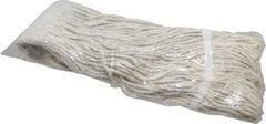 PRO-SOURCE - 5" White Head Band, Large Cotton Cut End Mop Head - 4 Ply, Clamp Jaw Connection, Use for General Purpose - Americas Industrial Supply