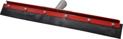 Haviland - 18" Rubber Blade Floor Squeegee - Black, Metal Holder - Americas Industrial Supply