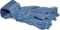 PRO-SOURCE - 5" White Head Band, Small Blended Fiber Loop End Mop Head - 4 Ply, Clamp Jaw Connection, Use for Finishing - Americas Industrial Supply