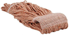 PRO-SOURCE - 5" White Head Band, Medium Rayon Loop End Mop Head - 4 Ply, Clamp Jaw Connection, Use for Finishing - Americas Industrial Supply