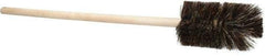 Made in USA - Polypropylene Food Service Brush - 7" x 2-1/2" Long x 2-1/2" Wide Head, 7" OAL, Black, Wood Block - Americas Industrial Supply
