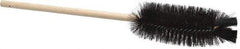 PRO-SOURCE - 2-3/8" Diam Bristle Bottle Brush - 16" OAL, 5" Head Length, Wood Handle - Americas Industrial Supply