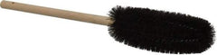 PRO-SOURCE - 3" Diam Bristle Tube Brush - 16" OAL, 6" Head Length, Wood Handle - Americas Industrial Supply