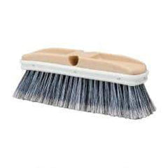 PRO-SOURCE - 10" OAL, Vehicle Wash Brush - Gray Plastic Bristles - Americas Industrial Supply