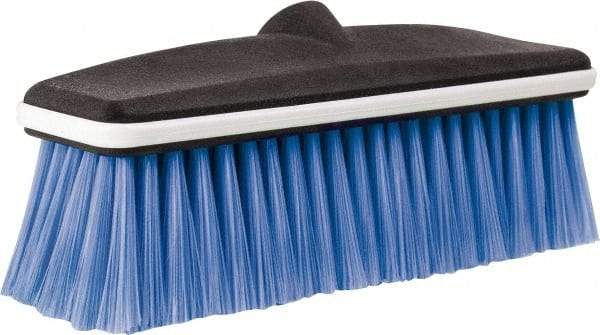 PRO-SOURCE - 10" Overall Length, Vehicle Wash Brush - Blue and Black, Plastic Bristles - Americas Industrial Supply