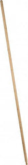 PRO-SOURCE - 48 x 7/8" Wood Handle for Push Brooms - Threaded Connection, Tan - Americas Industrial Supply