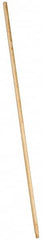 PRO-SOURCE - 54 x 15/16" Wood Handle for Push Brooms - Threaded Connection, Tan - Americas Industrial Supply
