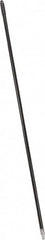 PRO-SOURCE - 60 x 15/16" Metal Handle for Push Brooms - Threaded Connection, Silver - Americas Industrial Supply