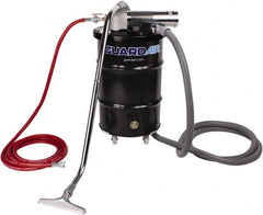 Guardair - 30 Gal Steel Tank, Air Powered Pneumatic Canister Wet/Dry Vacuum - 10 Peak hp, 20' Hose Fitting, Cartridge Filter, Accessories Included - Americas Industrial Supply