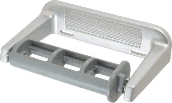 Value Collection - Standard Single Roll Aluminum Toilet Tissue Dispenser - 6-1/2" Wide x 1-3/4" High x 4" Deep, Silver - Americas Industrial Supply
