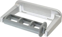 Value Collection - Standard Single Roll Aluminum Toilet Tissue Dispenser - 6-1/2" Wide x 1-3/4" High x 4" Deep, Silver - Americas Industrial Supply