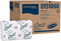 Scott - 1 Ply White C-Fold Paper Towels - 10-1/8" Wide - Americas Industrial Supply