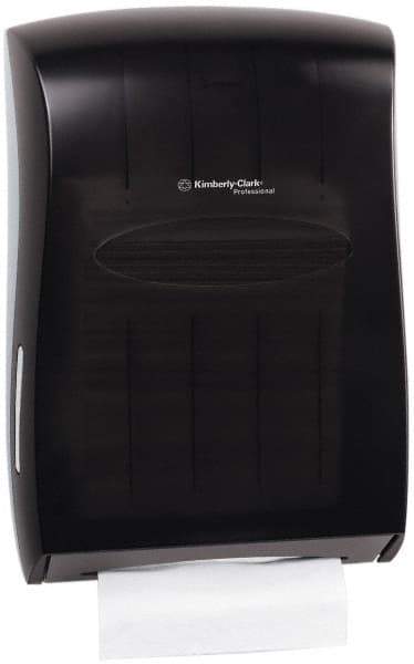 Kimberly-Clark Professional - Hands Free, Plastic Paper Towel Dispenser - 18.88" High x 13-1/4" Wide x 5.88" Deep, 2-1/2 Sleeves, Smoke (Color) - Americas Industrial Supply