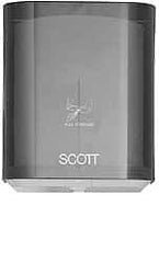 Kimberly-Clark Professional - Hands Free, Plastic Paper Towel Center Pull Cabinet - 12-1/2" High x 10" Wide x 10.65" Deep, 1 Roll 8", Smoke (Color) - Americas Industrial Supply