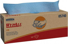 WypAll - L40 Dry General Purpose Wipes - Pop-Up, 9-3/4" x 16-3/8" Sheet Size, Blue - Americas Industrial Supply