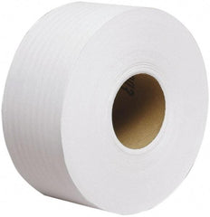 Scott - 2,000' Roll Length x 3.55" Sheet Width, Jumbo Roll Toilet Tissue - Single Ply, White, Recycled Fiber - Americas Industrial Supply