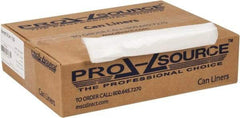 PRO-SOURCE - 0.8 mil Thick, Household/Office Trash Bags - 40" Wide x 46" High, Clear - Americas Industrial Supply