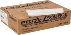 PRO-SOURCE - 0.8 mil Thick, Household/Office Trash Bags - 38" Wide x 58" High, Clear - Americas Industrial Supply