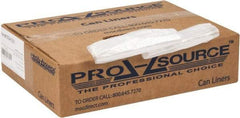 PRO-SOURCE - 0.31 mil Thick, Household/Office Trash Bags - 24" Wide x 24" High, Clear - Americas Industrial Supply