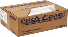 PRO-SOURCE - 0.31 mil Thick, Household/Office Trash Bags - 24" Wide x 33" High, Clear - Americas Industrial Supply