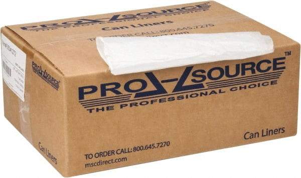 PRO-SOURCE - 0.43 mil Thick, Household/Office Trash Bags - 33" Wide x 40" High, Clear - Americas Industrial Supply