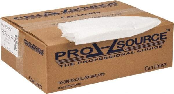 PRO-SOURCE - 0.47 mil Thick, Household/Office Trash Bags - 40" Wide x 48" High, Clear - Americas Industrial Supply