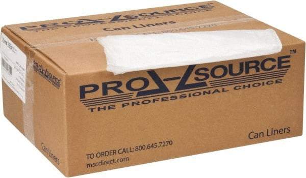 PRO-SOURCE - 0.67 mil Thick, Household/Office Trash Bags - 38" Wide x 60" High, Clear - Americas Industrial Supply