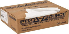 PRO-SOURCE - 0.8 mil Thick, Household/Office Trash Bags - 33" Wide x 39" High, White - Americas Industrial Supply