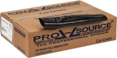 PRO-SOURCE - 1 mil Thick, Heavy-Duty Trash Bags - 38" Wide x 58" High, Black - Americas Industrial Supply