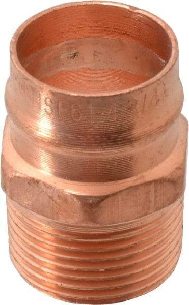 B&K Mueller - 3/4" Copper Pipe Male Adapter - C X M, Presoldered - Americas Industrial Supply