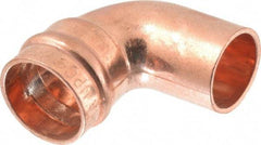 B&K Mueller - 1/2" Copper Pipe 90° Street Elbow - C x Ftg, Presoldered - Americas Industrial Supply
