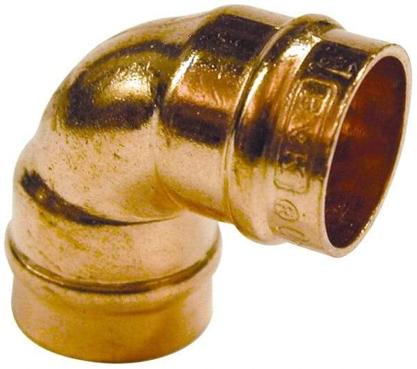B&K Mueller - 1" Copper Pipe 90° Elbow - C x C, Presoldered - Americas Industrial Supply