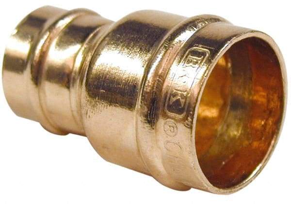 B&K Mueller - 1 x 3/4" Copper Pipe Reducer Coupling - C x C, Presoldered - Americas Industrial Supply