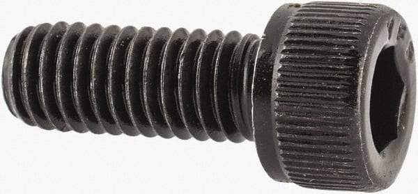 Value Collection - #10-32 UNF Hex Socket Drive, Socket Cap Screw - Alloy Steel, Black Oxide Finish, Fully Threaded, 1/2" Length Under Head - Americas Industrial Supply