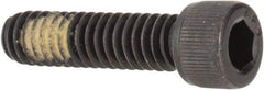 Value Collection - 1/4-28 UNF Hex Socket Drive, Socket Cap Screw - Alloy Steel, Black Oxide Finish, Fully Threaded, 3/4" Length Under Head - Americas Industrial Supply