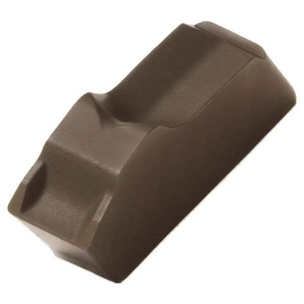 Seco - 150.103 12 T350M Grade, 0.122" Cutting Width, Carbide Cutoff Insert - 0° Neutral Lead Angle, 0.008" Cnr Rad, TiCN/Al2O3 Coated, Single End - Americas Industrial Supply