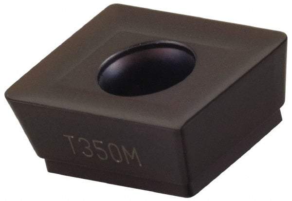 Seco - ACET150612 M14 Grade T25M Carbide Milling Insert - TiCN/TiC/TiCN/TiN Finish, 1/4" Thick, 0.047" Corner Radius - Americas Industrial Supply