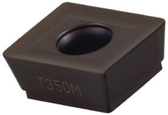 Seco - ACET150612 M14 Grade T25M Carbide Milling Insert - TiCN/TiC/TiCN/TiN Finish, 1/4" Thick, 0.047" Corner Radius - Americas Industrial Supply