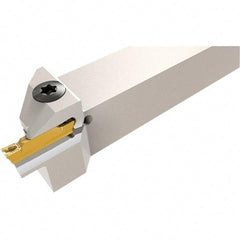 Iscar - HGH, External, Right Hand, 6mm Max Depth of Cut, 3mm Max Groove Width, Indexable Grooving Tool Holder - GRIP, HGN Insert Compatibility, 16mm Shank Height, 16mm Shank Width, 120mm OAL - Americas Industrial Supply