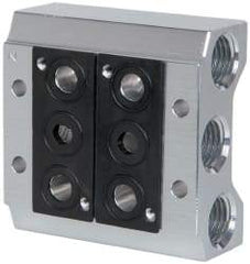 ARO/Ingersoll-Rand - 2 Station 18mm Manifold Stacking Solenoid Valve - For Use with 2 Station - Americas Industrial Supply