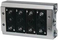ARO/Ingersoll-Rand - 4 Station 18mm Manifold Stacking Solenoid Valve - For Use with 4 Station - Americas Industrial Supply