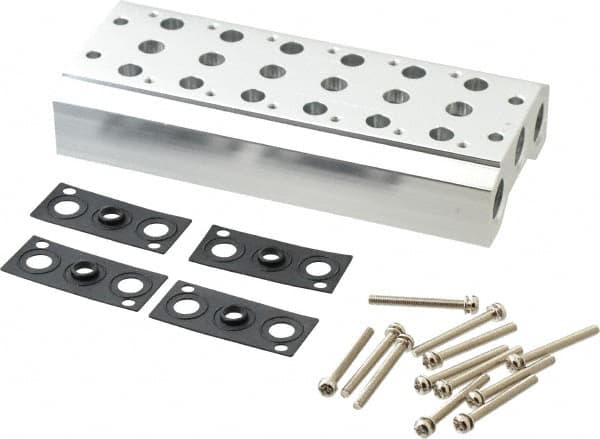 ARO/Ingersoll-Rand - 6 Station 18mm Manifold Stacking Solenoid Valve - For Use with 6 Station - Americas Industrial Supply